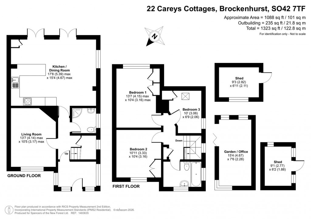 Floorplans For Brockenhurst, SO42