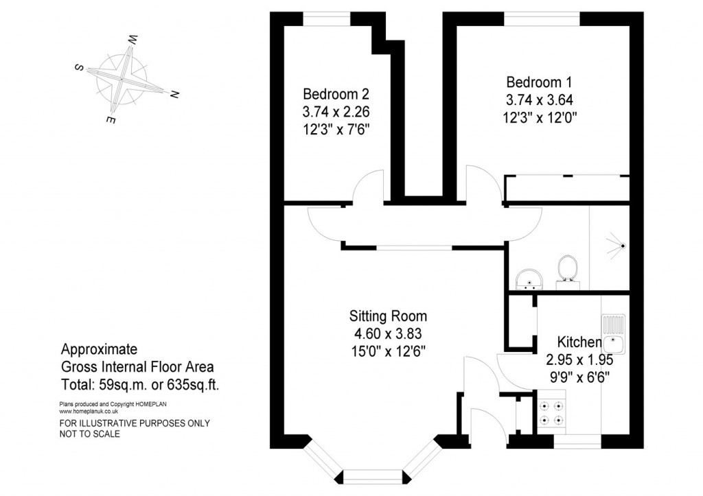Floorplans For Grosvenor Mews, Southampton Road, Lymington, SO41
