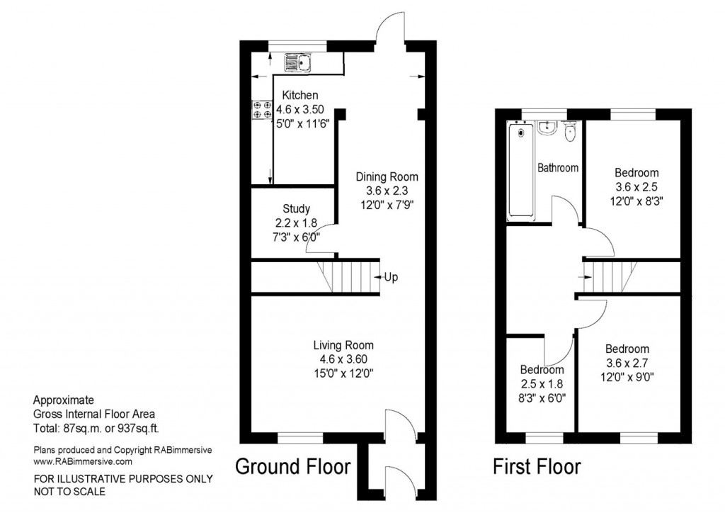 Floorplans For Samber Close, Lymington, SO41