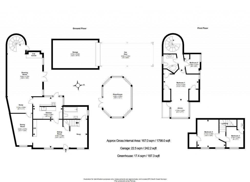 Floorplans For Brookley Road, Brockenhurst, SO42