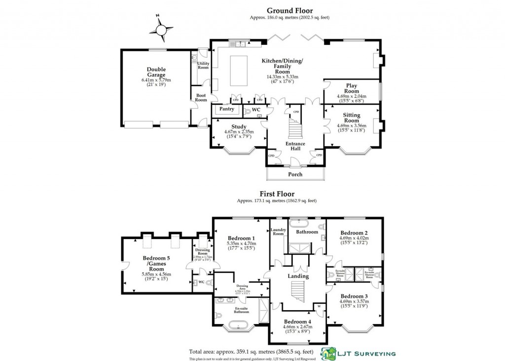 Floorplans For Ashley Drive North, Ashley Heath, Ringwood, BH24