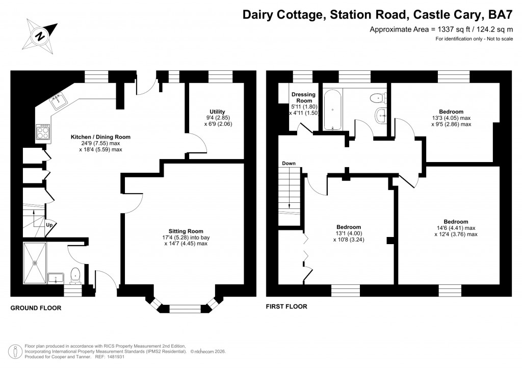 Floorplans For Station Road, Castle Cary, Somerset