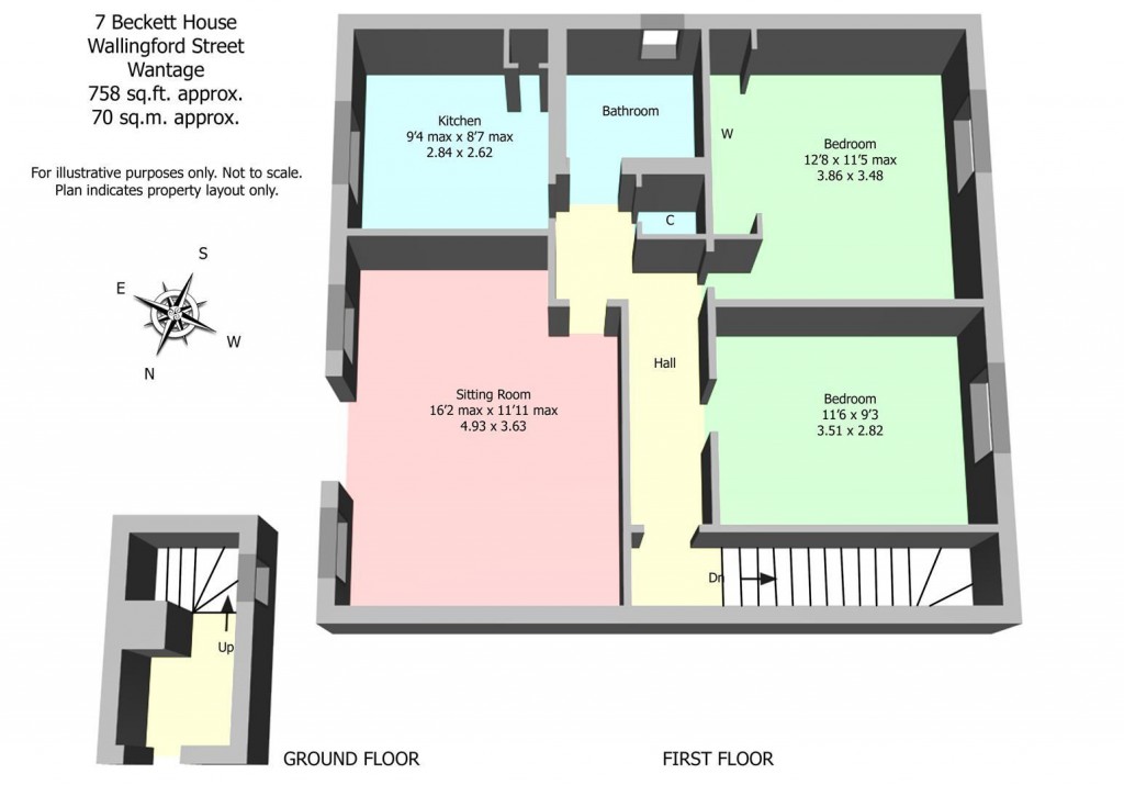 Floorplans For Beckett House, Wallingford Street