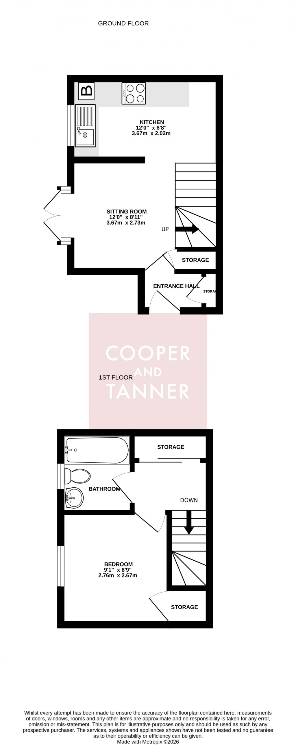 Floorplans For Blagrove Close, Street, Somerset