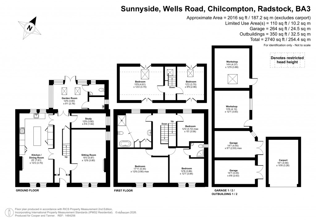 Floorplans For Wells Road, Chilcompton, Radstock, Somerset