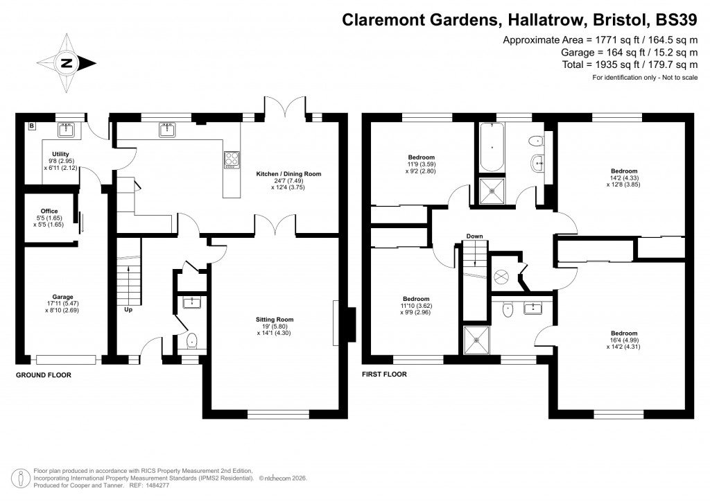 Floorplans For Hallatrow, Hallatrow, Bristol, Somerset