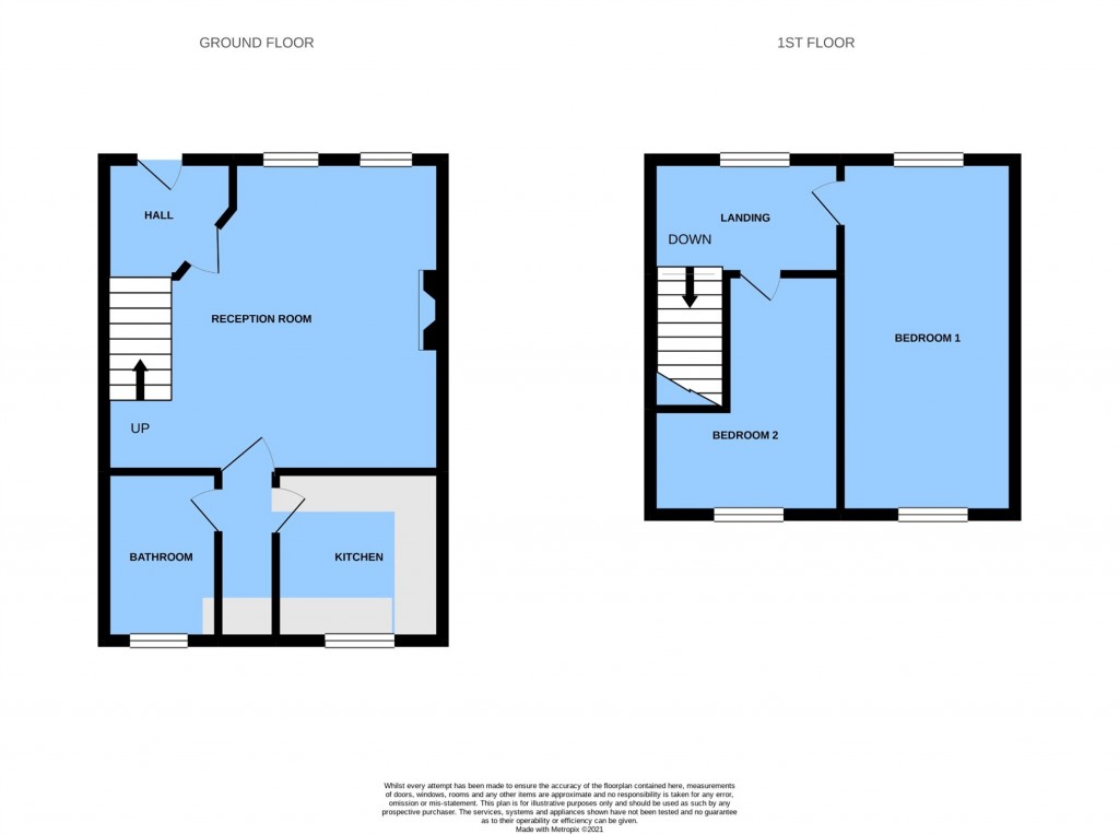 Floorplans For High Street, Burwash