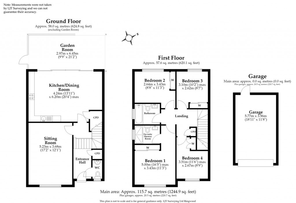 Floorplans For Skylark Close, Woodfalls, Salisbury, SP5