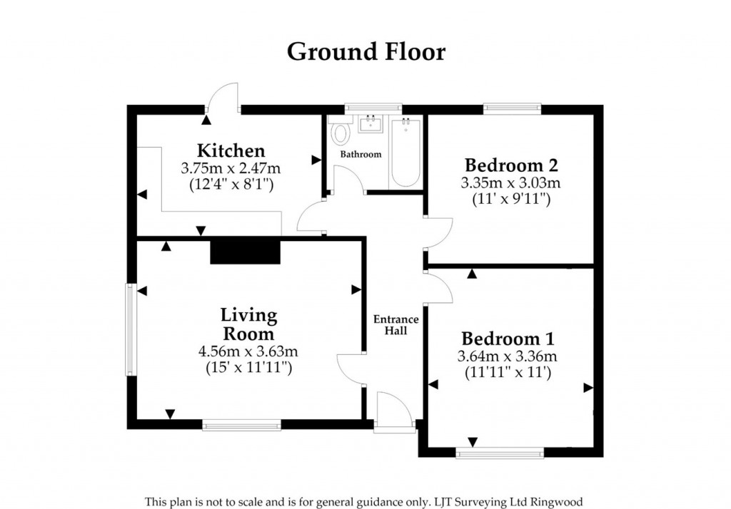 Floorplans For Cloughs Road, Ringwood, BH24