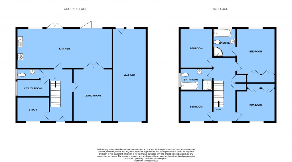 Floorplans For Virgins Lane, Battle, East Sussex