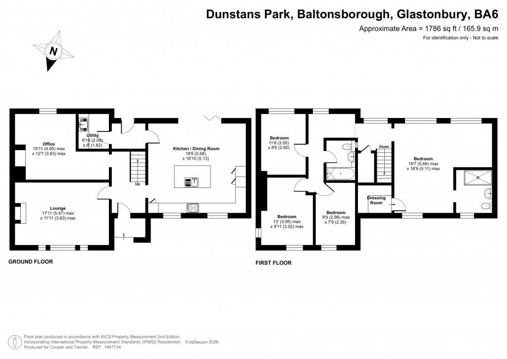 Floorplans For Baltonsborough, Glastonbury, Somerset