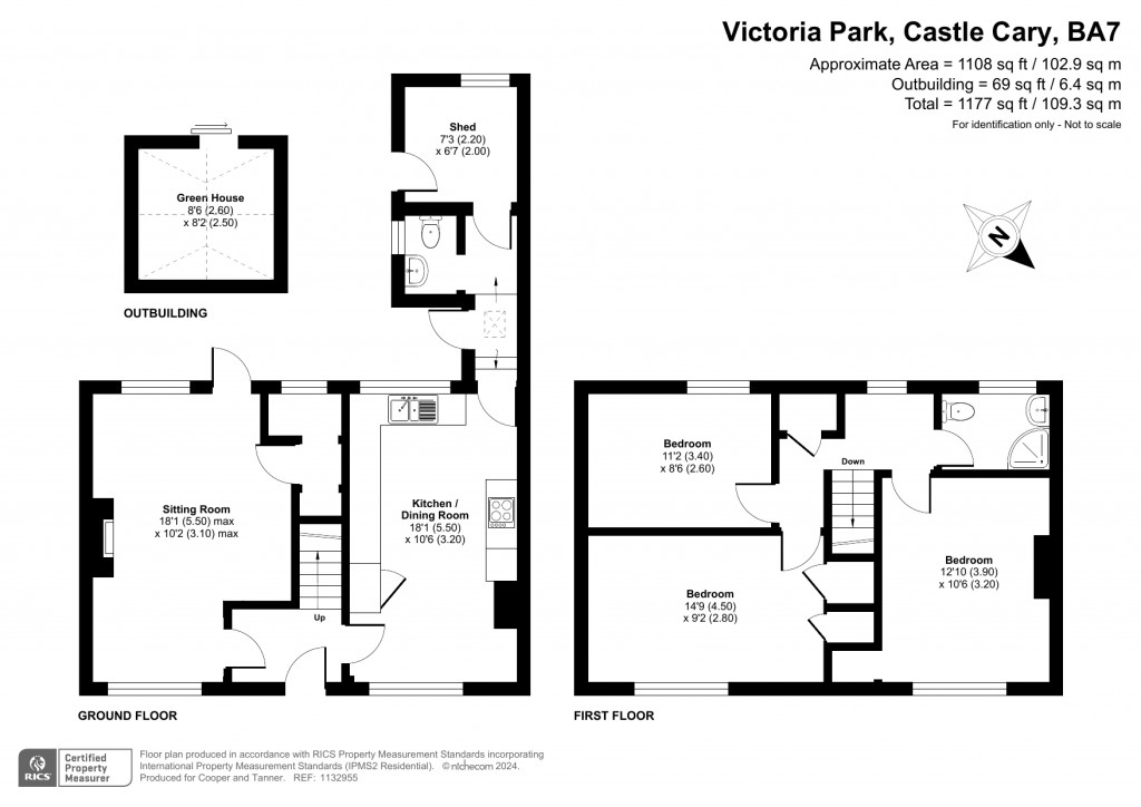 Floorplans For Victoria Park, Castle Cary, Somerset
