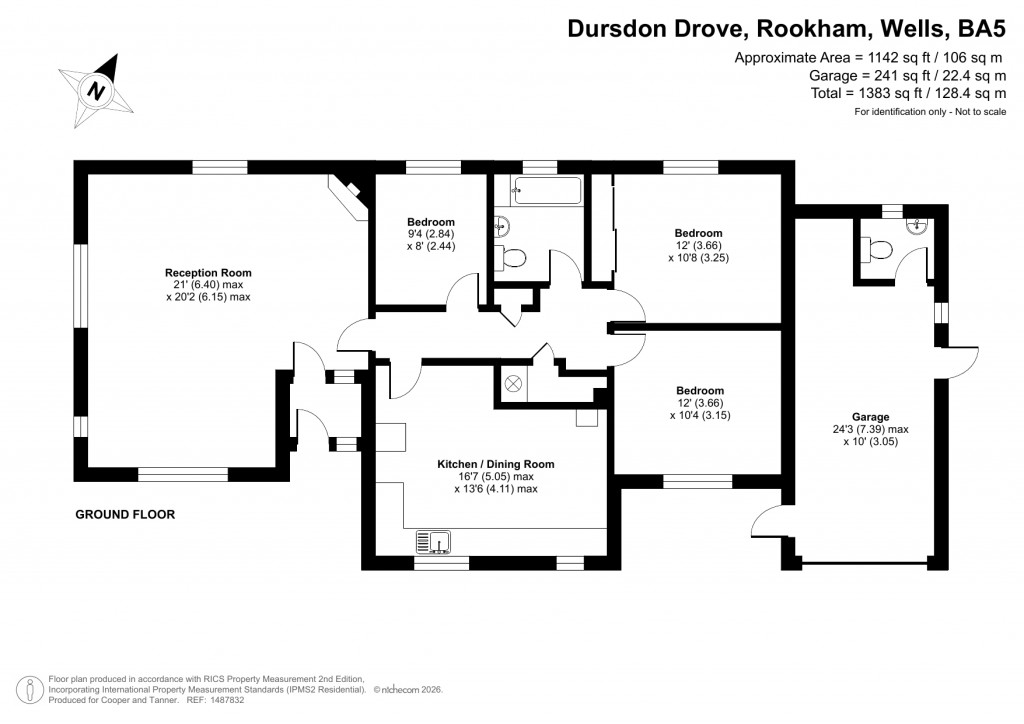Floorplans For Rookham, Wells, Somerset