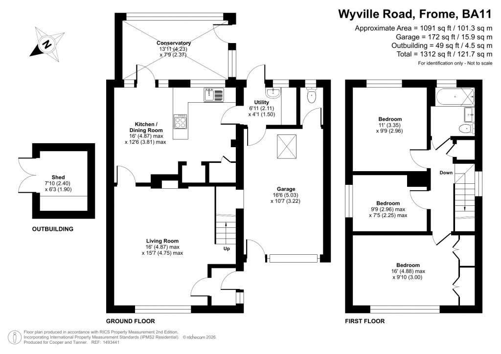 Floorplans For Wyville Road, Frome, Somerset