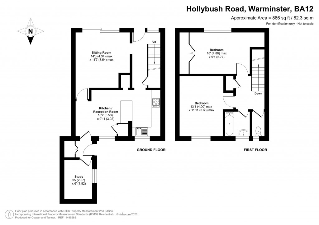 Floorplans For Hollybush Road, Warminster, Wiltshire
