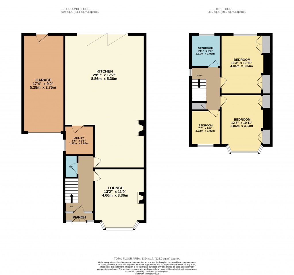 Floorplans For Lower New Road, Cheddar, Somerset