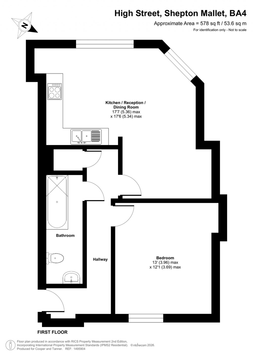 Floorplans For High Street, Shepton Mallet, Somerset