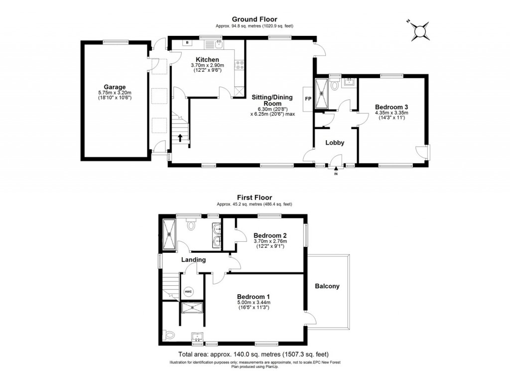 Floorplans For Westfield Road, Lymington, SO41