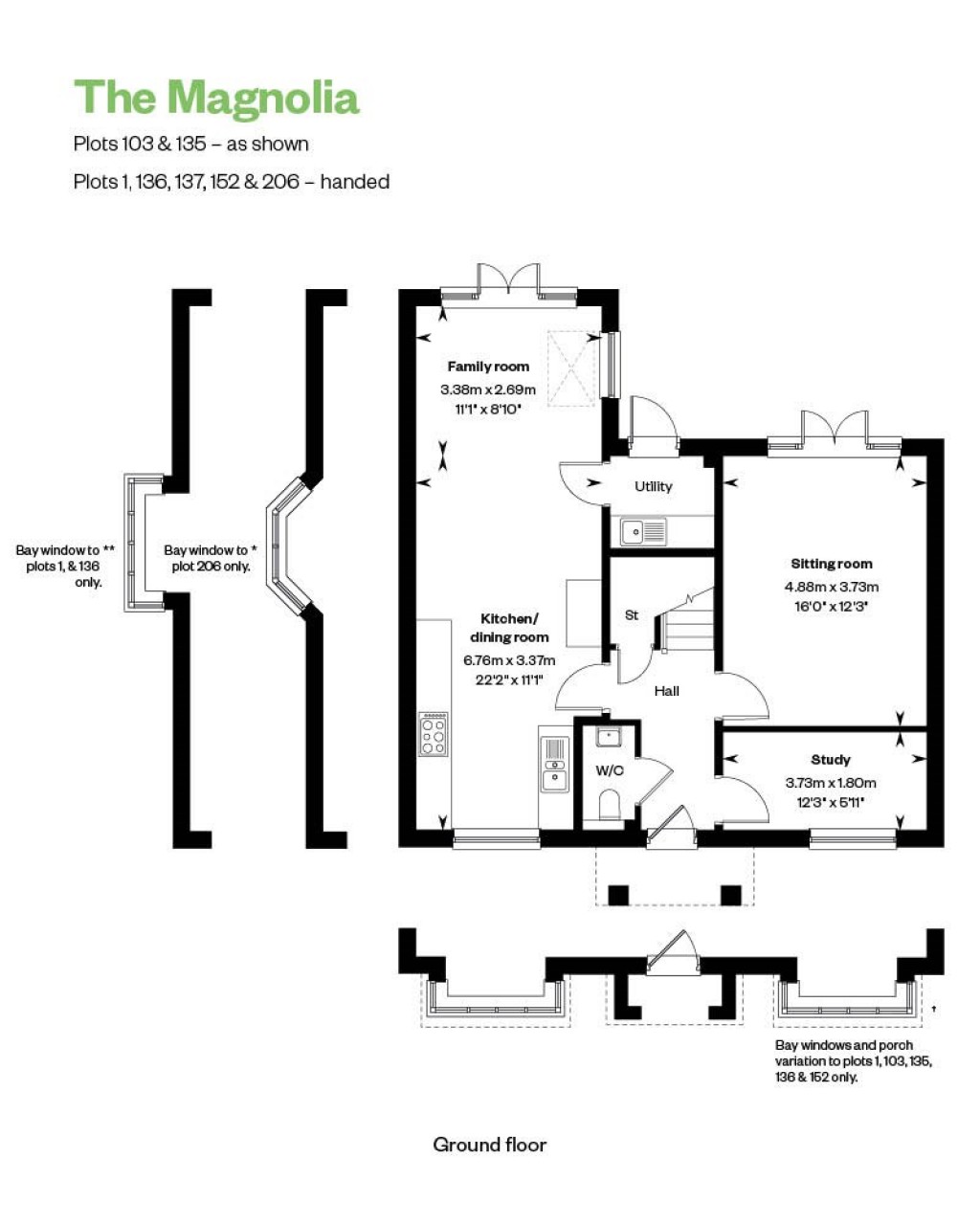 Floorplans For Knightwood Chase, Station Road, Fordingbridge, SP6