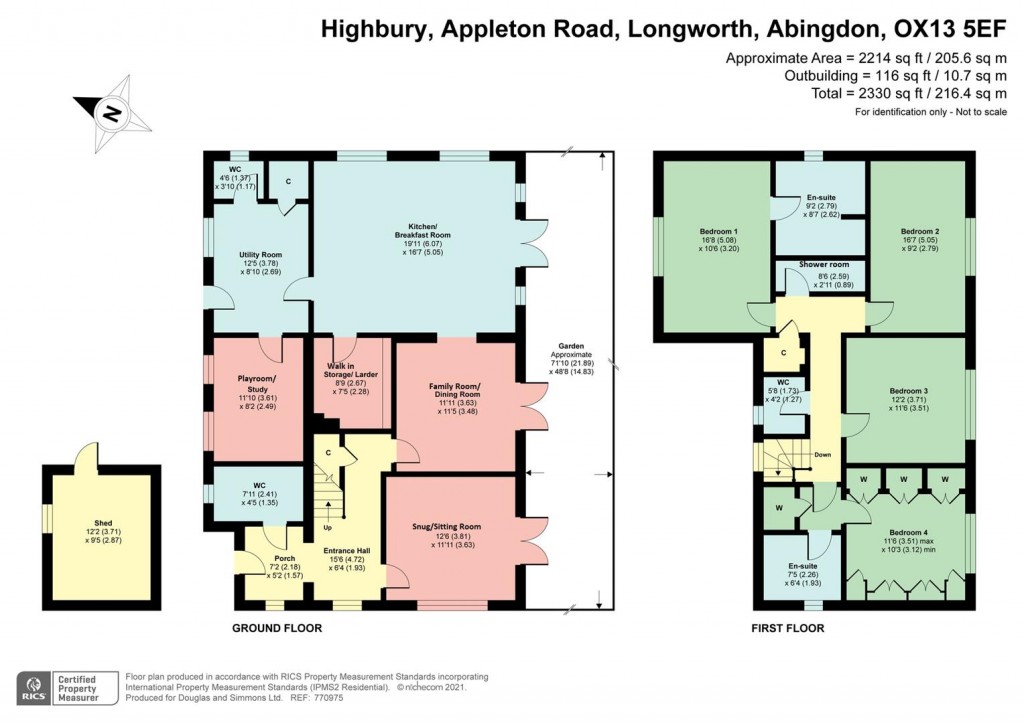 Floorplans For Longworth, Abingdon OX13 5EF
