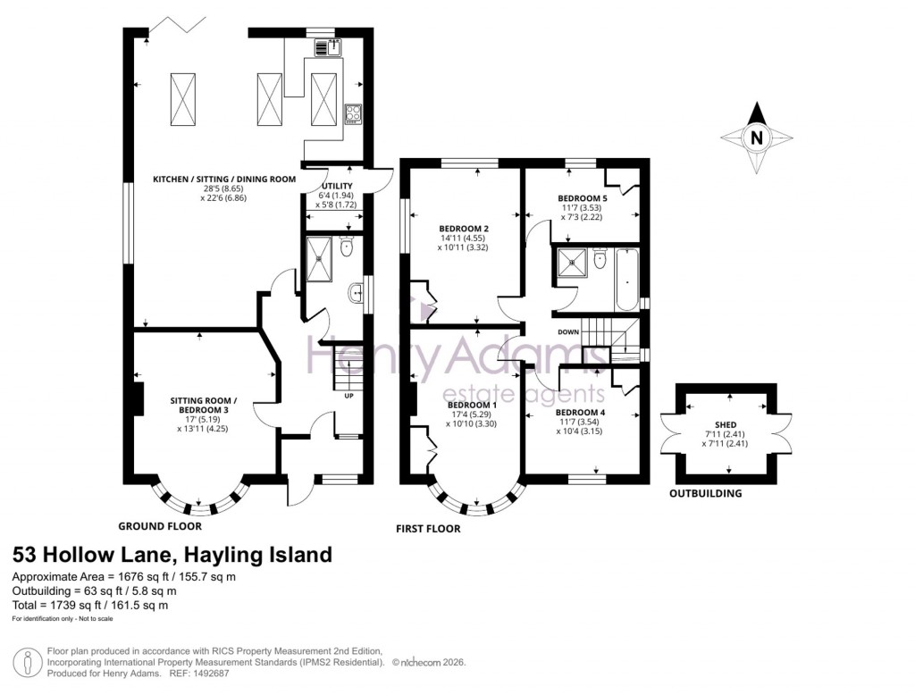 Floorplans For Hollow Lane, Hayling Island, PO11