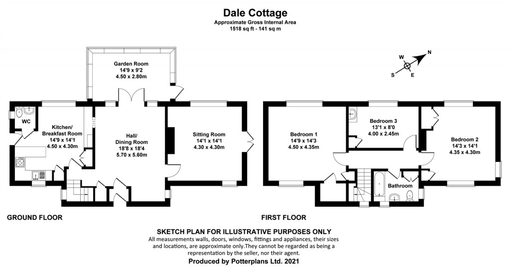 Floorplans For Shanklin, Isle Of Wight