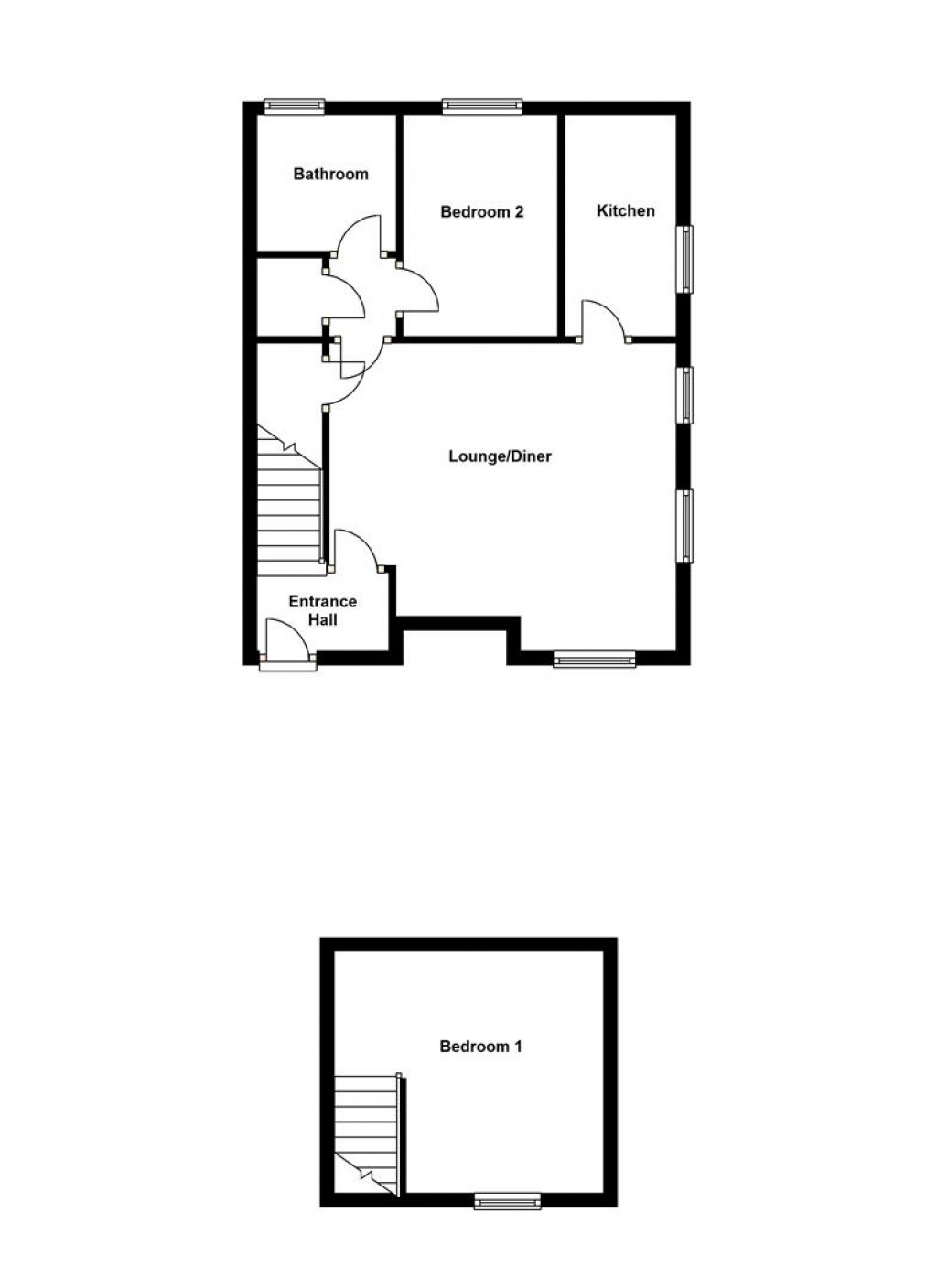 Floorplans For Fieldside,Hilltop Lane, Saffron Walden