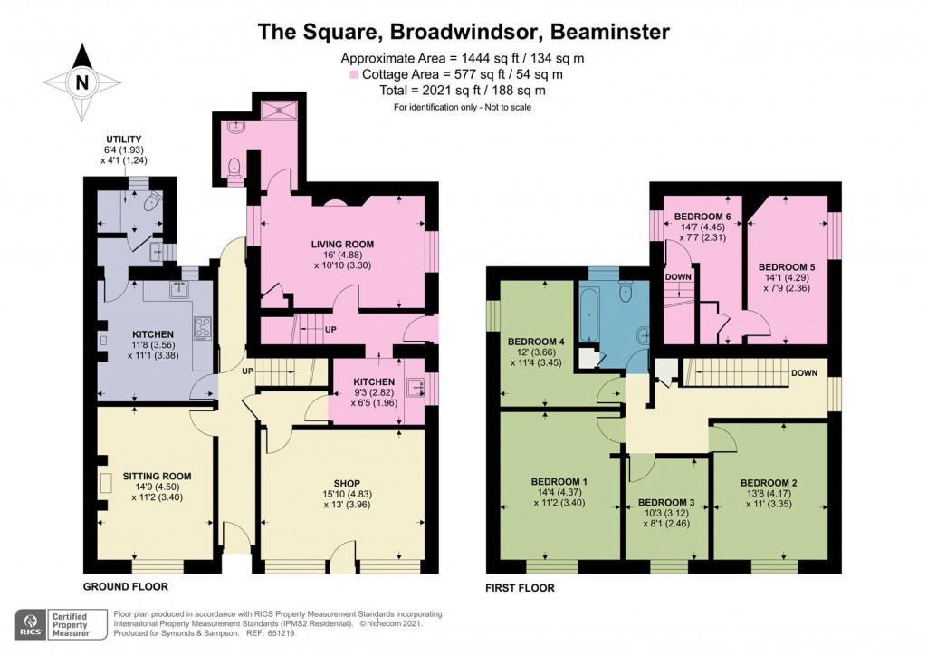 Floorplans For The Square, Broadwindsor, Beaminster