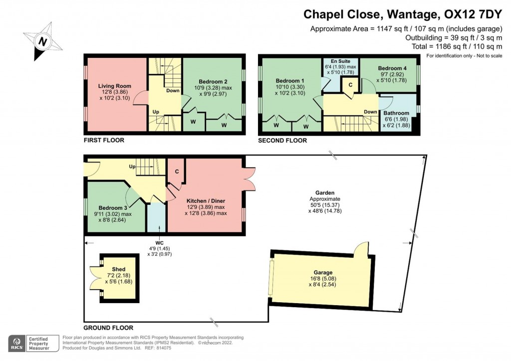 Floorplans For Chapel Close, Wantage