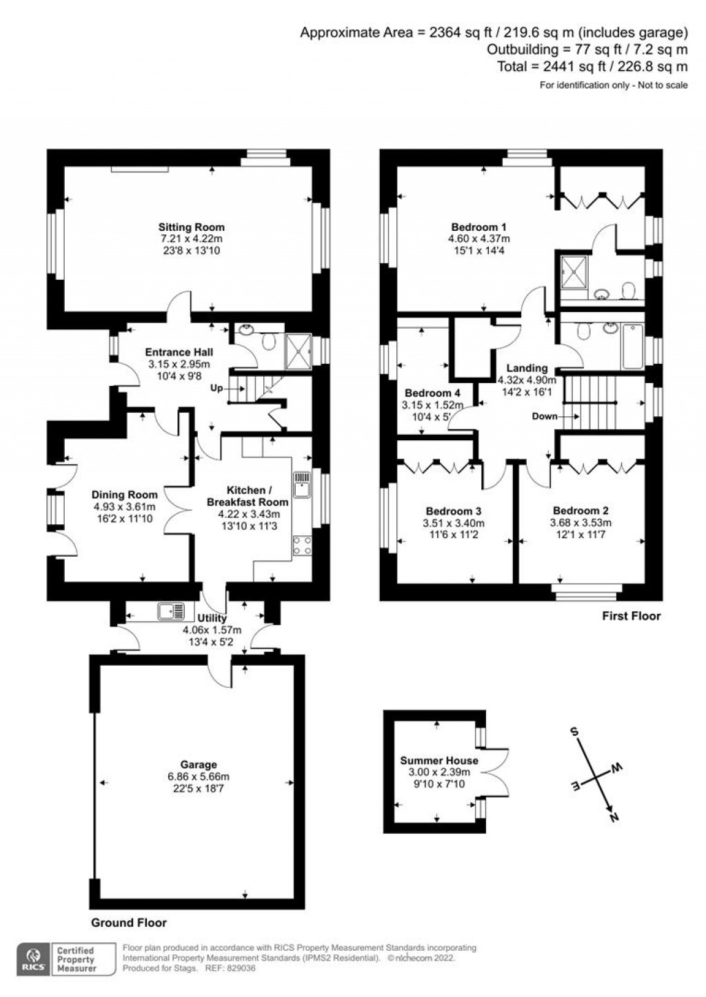Floorplans For New Road, Stoke Gabriel, Totnes