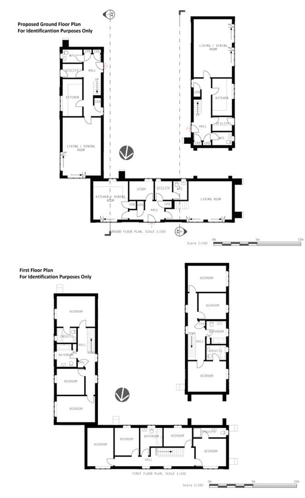 Floorplans For Lower Tale, Payhembury, Honiton