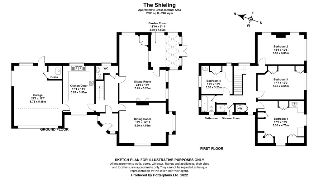 Floorplans For Sandown, Isle of Wight