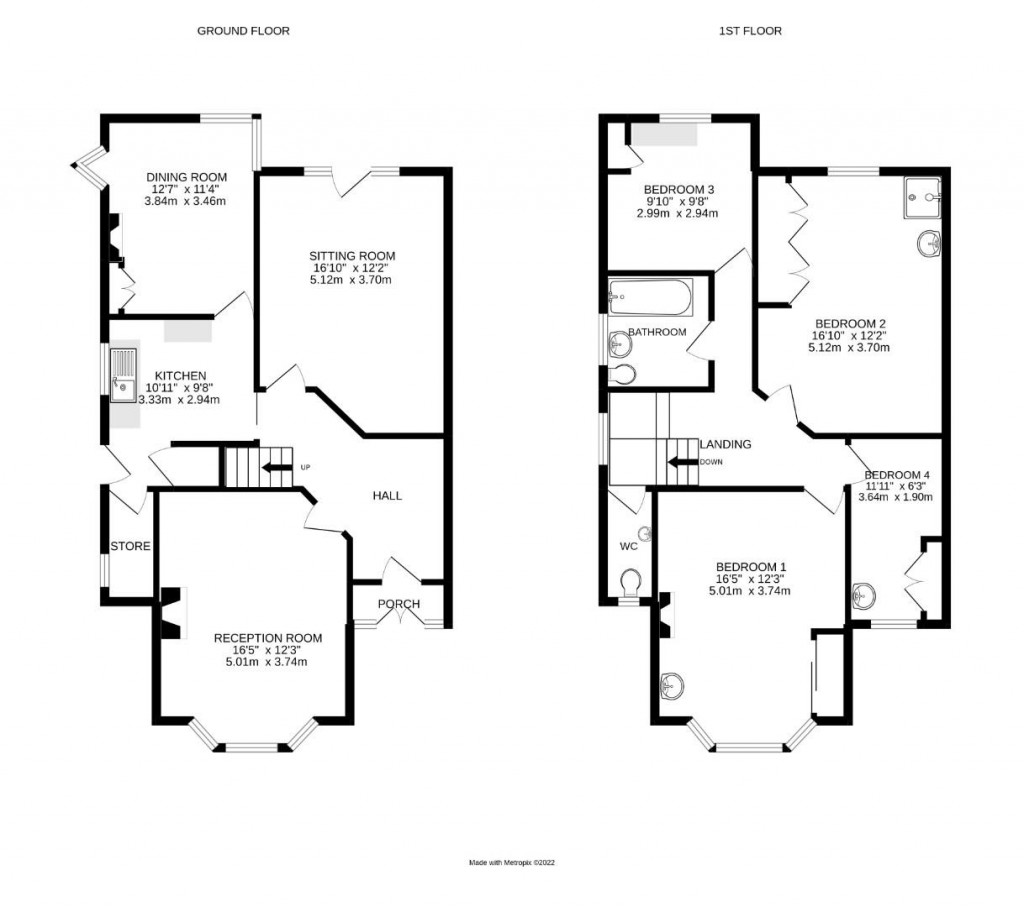 Floorplans For Roundhill Road, Evington, Leicester