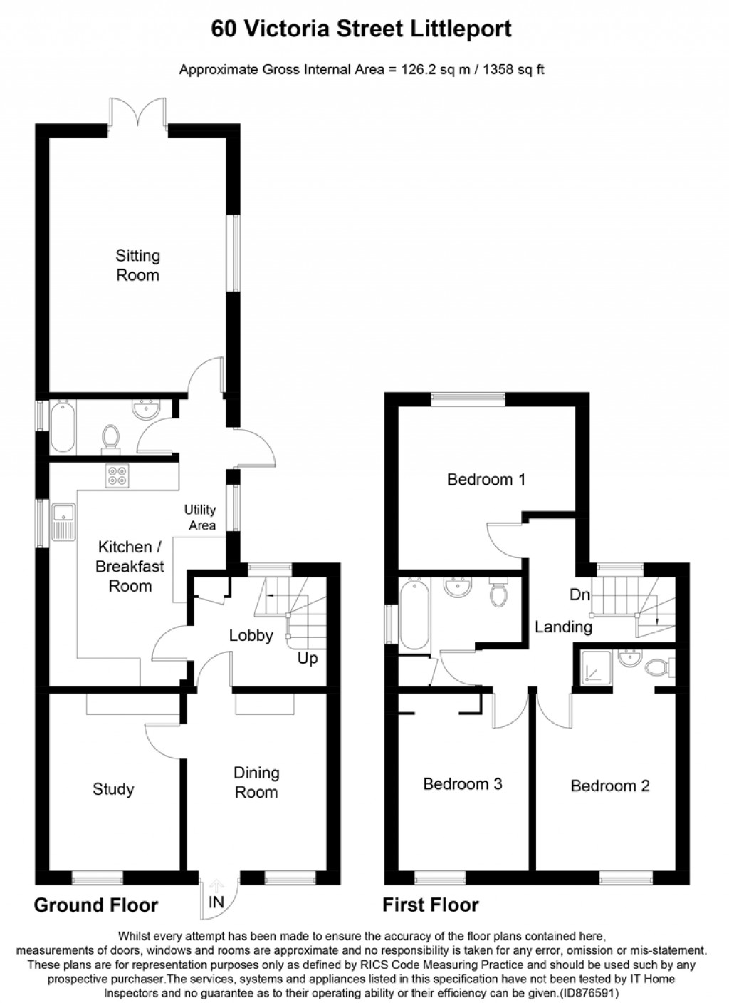 Floorplans For Victoria Street, Littleport, Ely