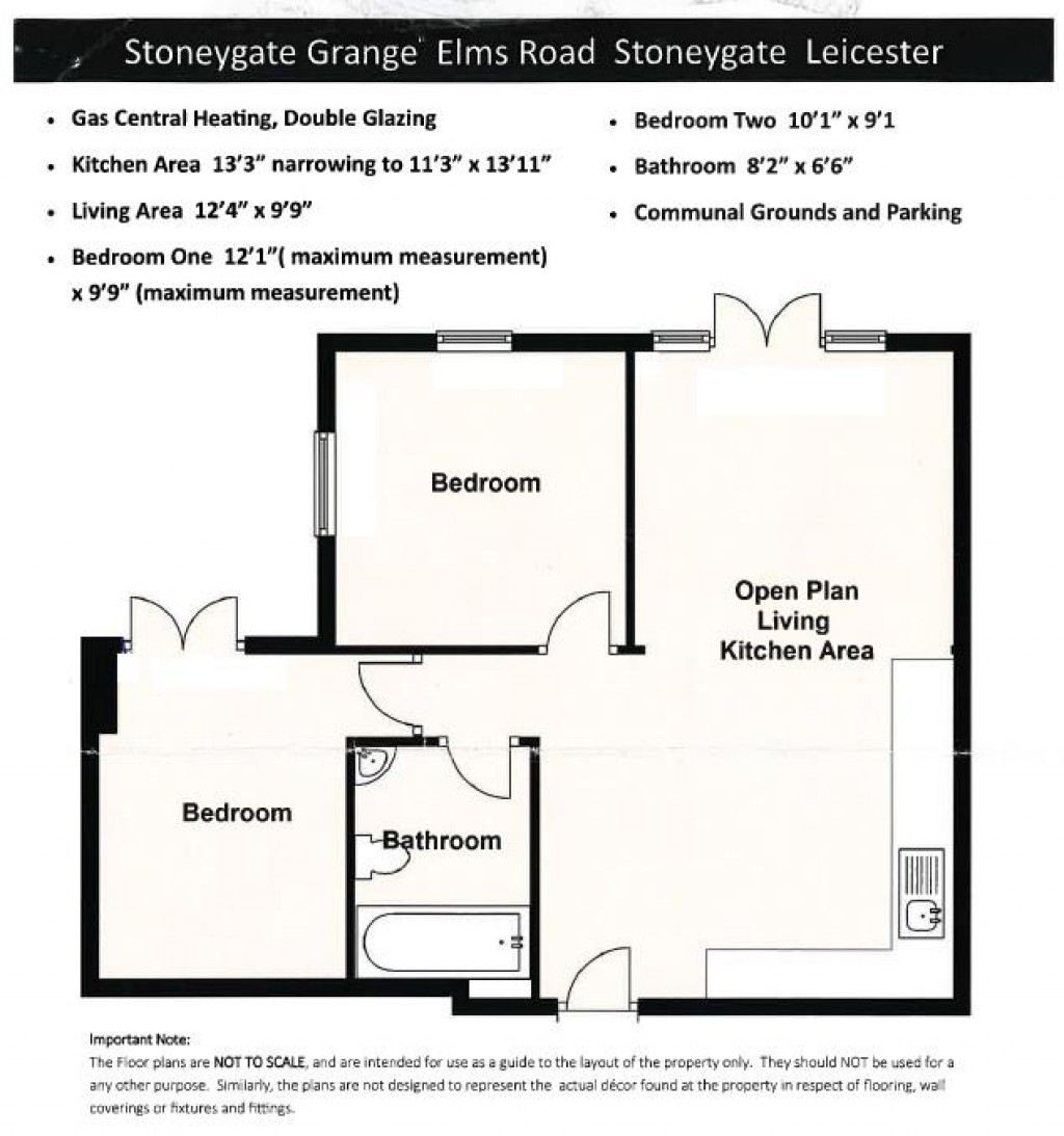 Floorplans For Elms Road, Leicester