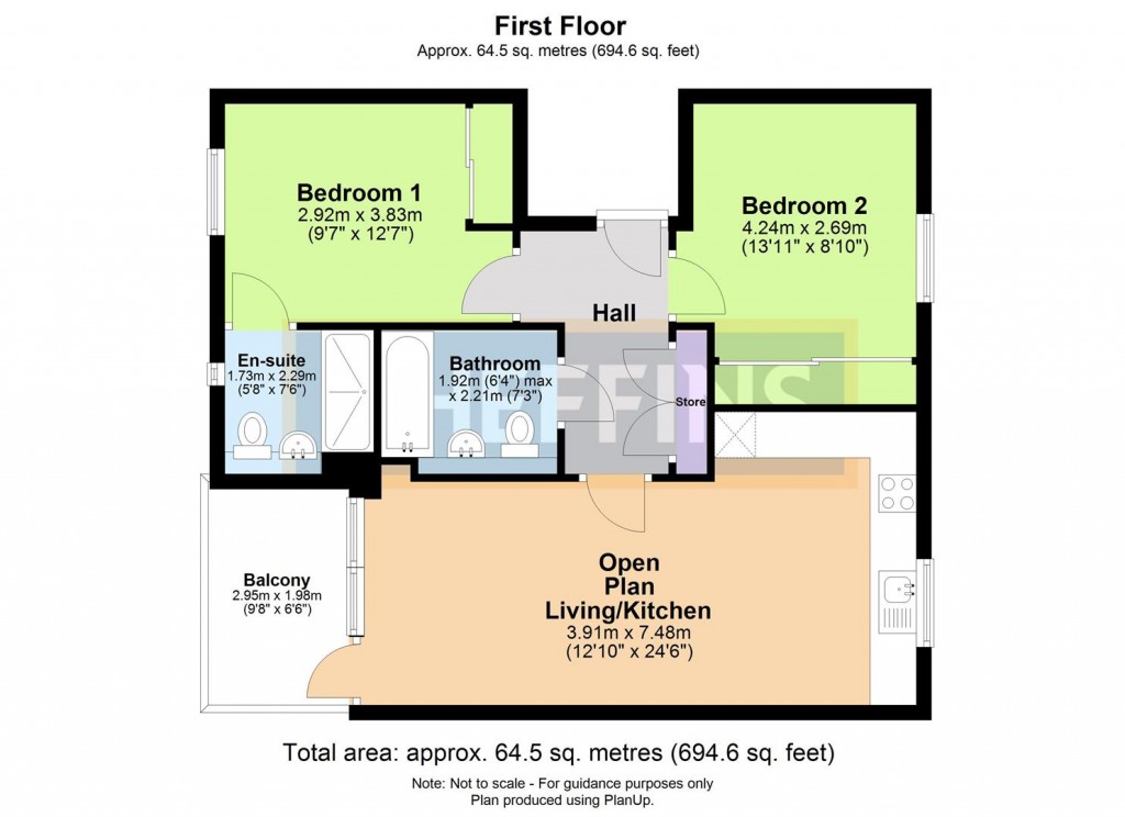 Floorplans For Knightly Avenue, Cambridge