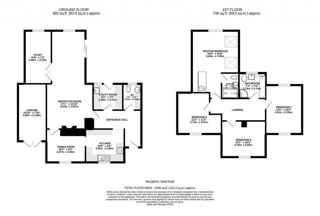 Floorplans For Palmers, Wantage, Oxfordshire OX12 7HA