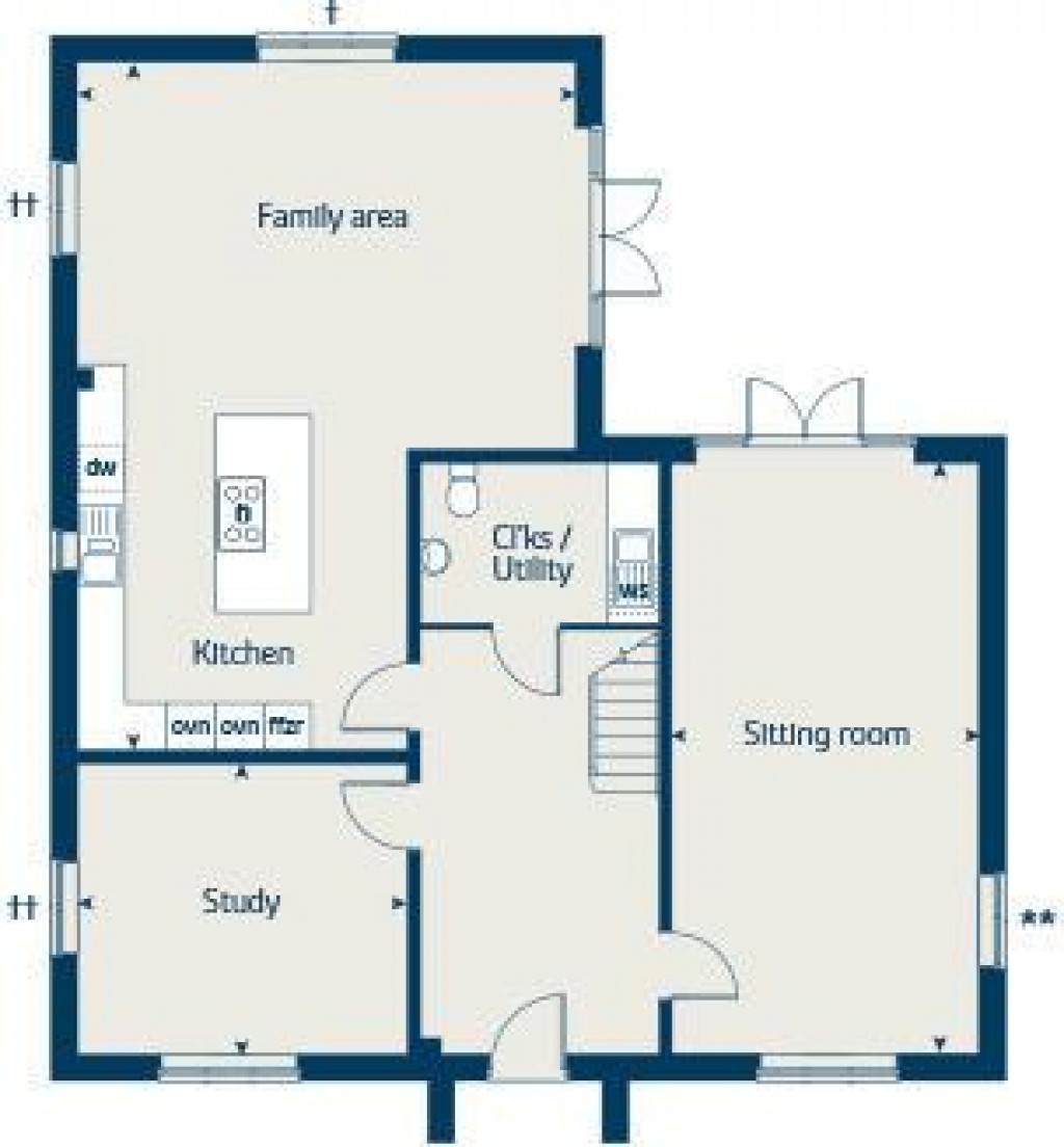 Floorplans For Franklin Gardens, East Hanney, Wantage