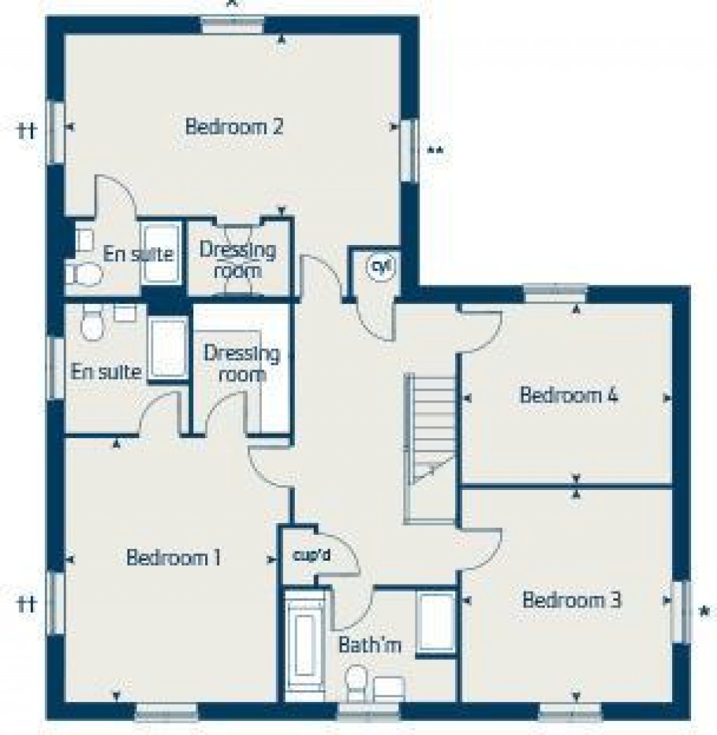 Floorplans For Franklin Gardens, East Hanney, Wantage