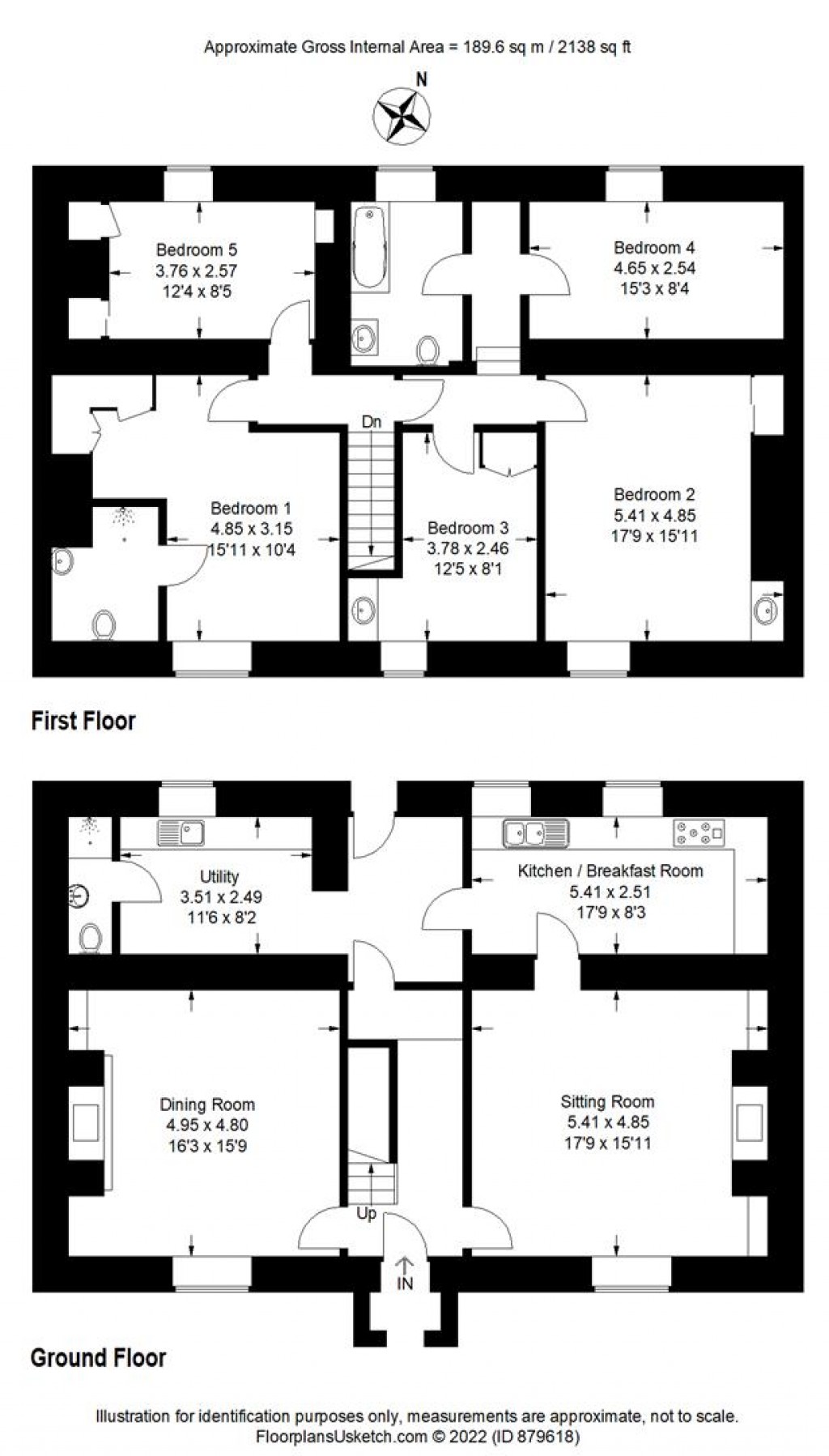Floorplans For Yarnscombe, Barnstaple