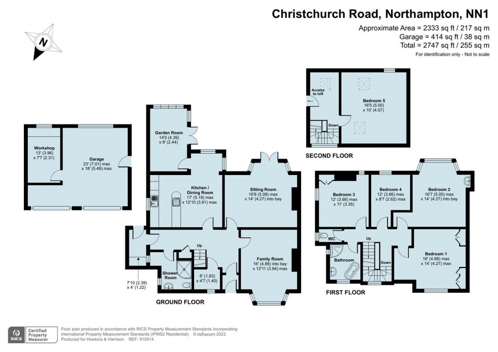 Floorplans For Christchurch Road, Northampton