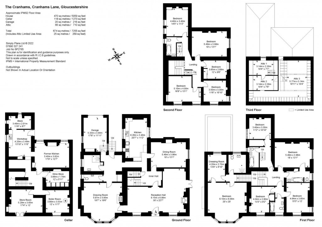 Floorplans For Cranhams Lane, Cirencester