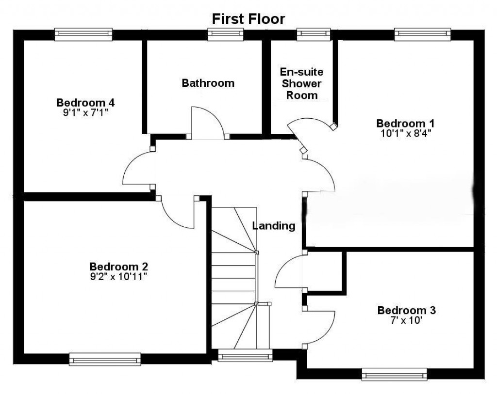Floorplans For Monarch Close, Haverhill