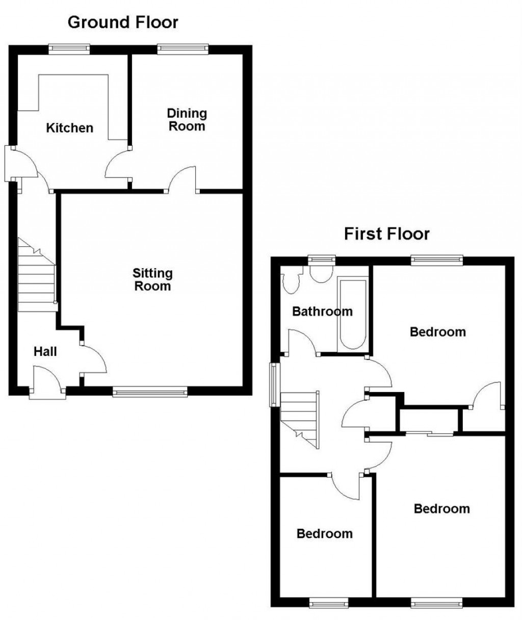 Floorplans For Eland Way, Cambridge