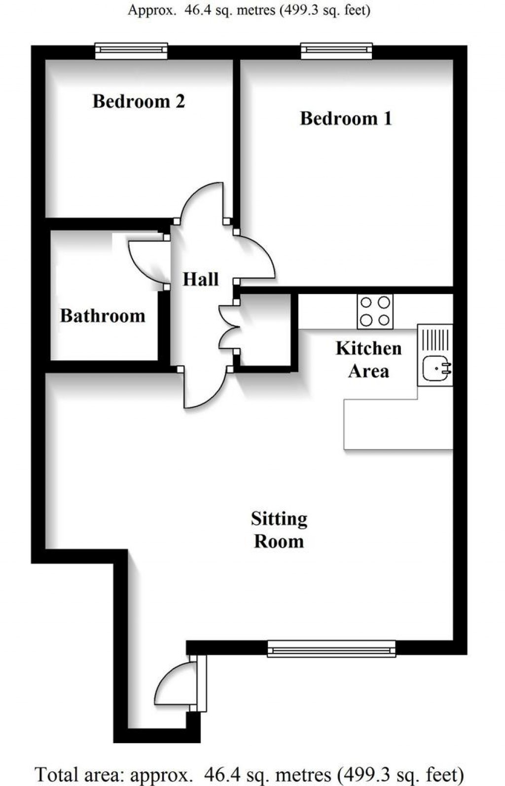 Floorplans For Coupals Close, Haverhill