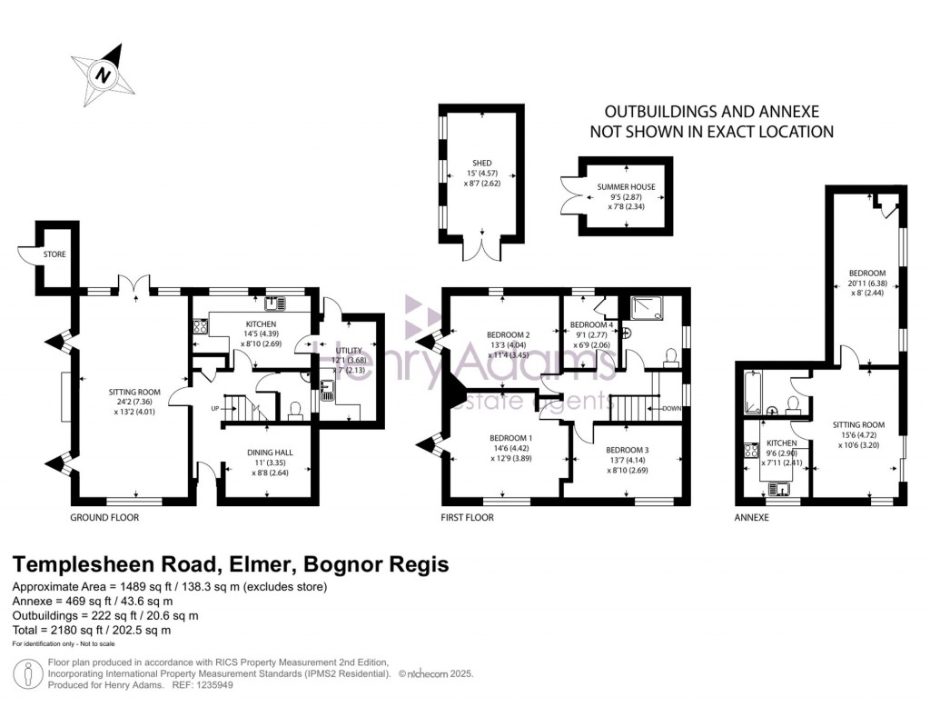 Floorplans For Templesheen Road, Elmer, PO22