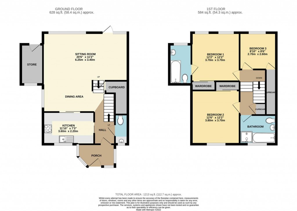 Floorplans For Yarmouth, Isle of Wight