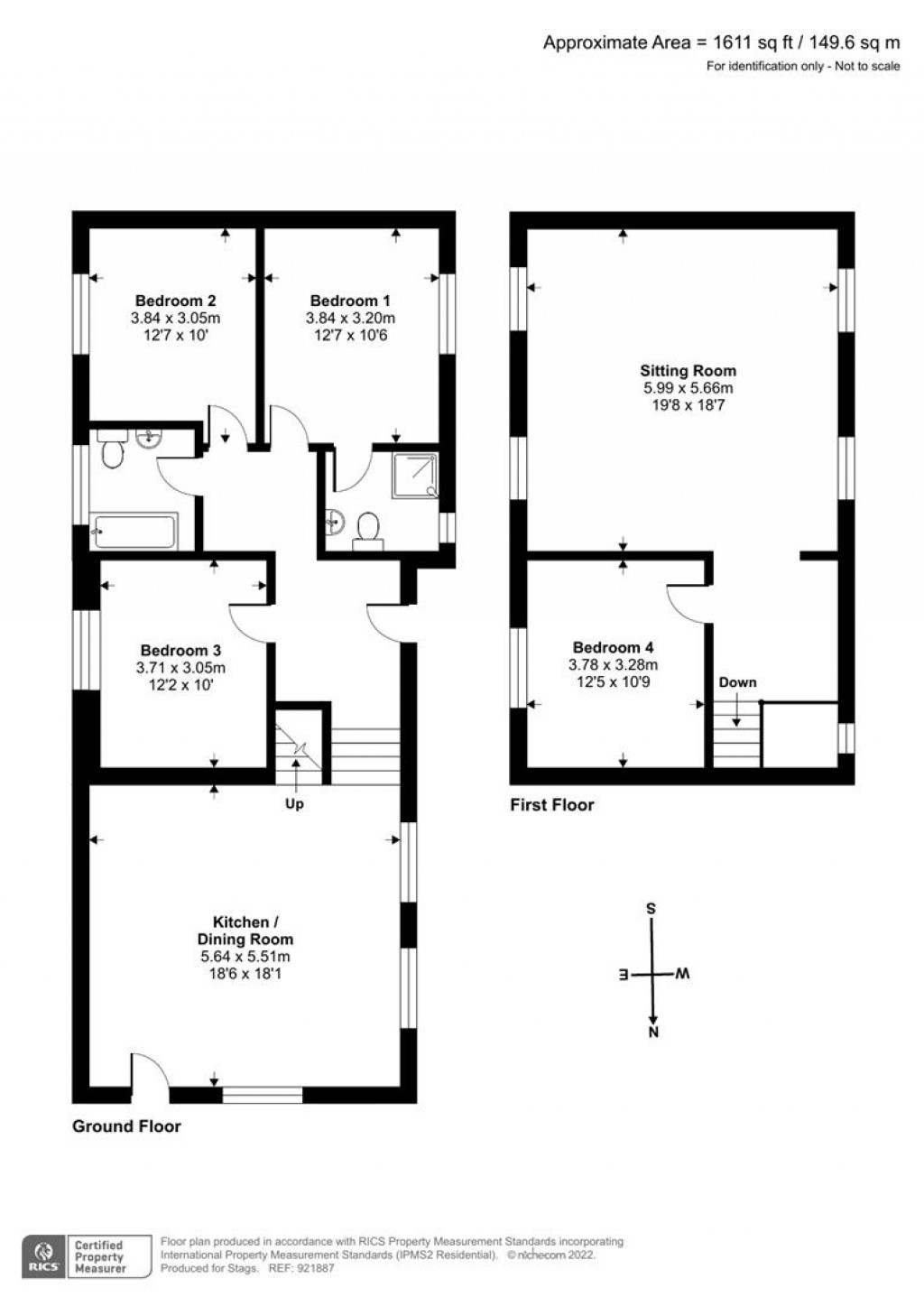 Floorplans For St. Anns Chapel, Gunnislake
