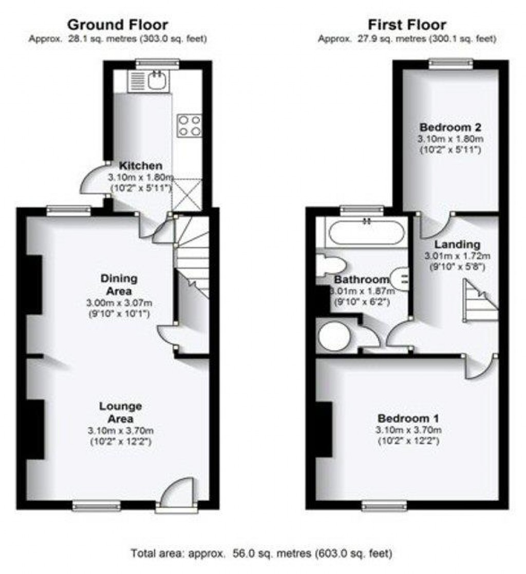 Floorplans For York Street, Cambridge