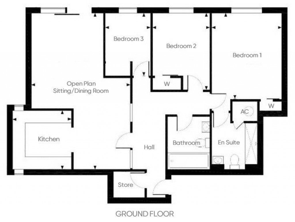Floorplans For Brooklands Avenue, Cambridge